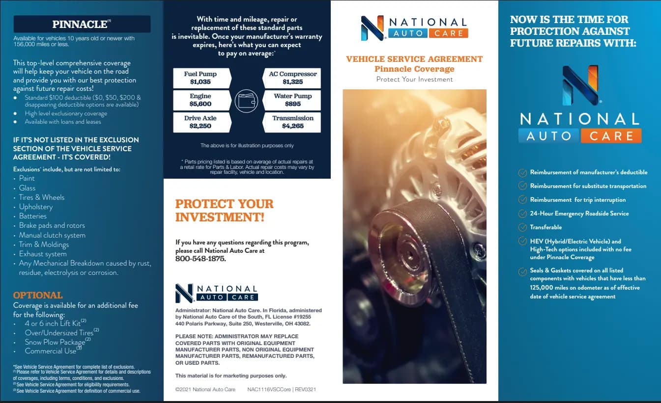 VSA Pinnacle brochure preview